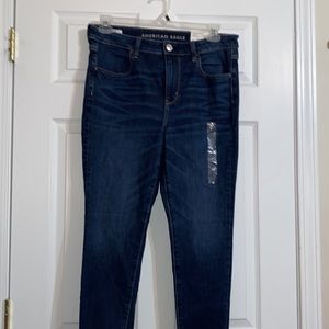 NWT! American Eagle Next Level Stretch High rise jeggings. Size 14 Short.